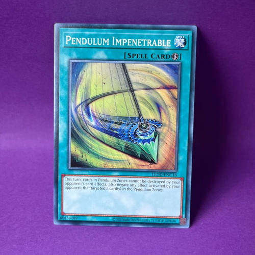 Pendulum Impenetrable Yu-Gi-Oh! card like new