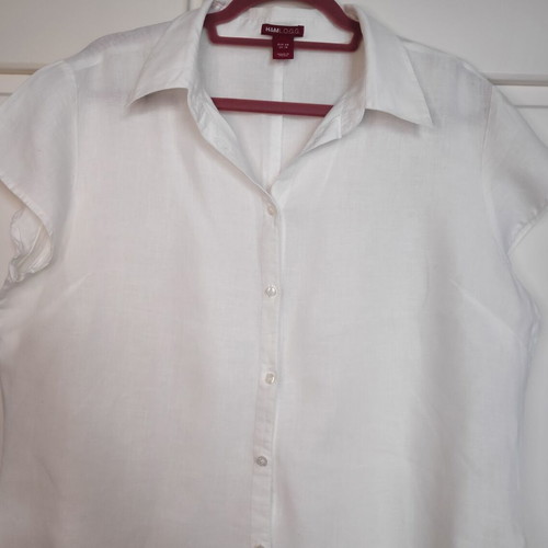 White linen shirt H&M XXXL