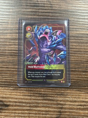 Riftbound Spiritforged Void Burrower 187/221 σαν καινούργιο