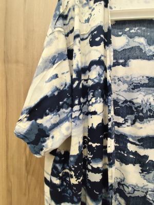 Esmara long kimono tie dye blue