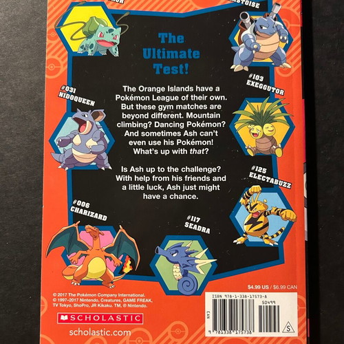 The Four-Star Challenge Pokémon chapter book
