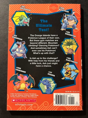 The Four-Star Challenge Pokémon chapter book