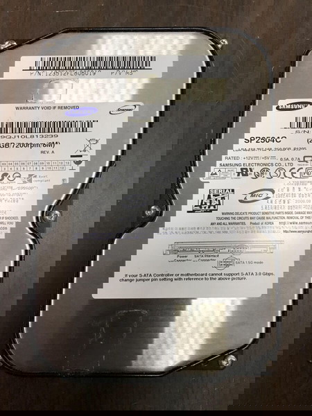 HDD Samsung SP2504C 250GB