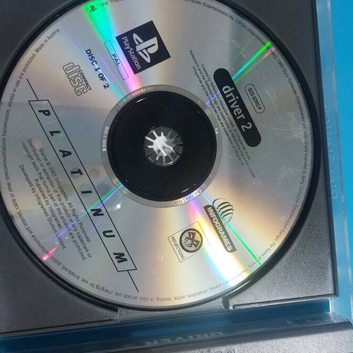 Driver 2 for PlayStation 1 like new, two discs with box