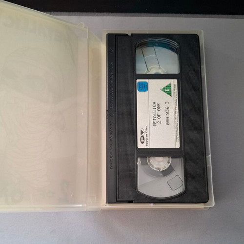 Metallica 2 Of One VHS like new, metal