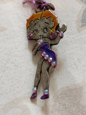 Χειροποίητη καρφίτσα Betty Boop καινούργια