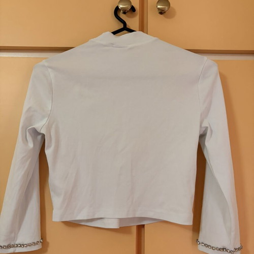 White Despy Boutique T-shirt like new with strass