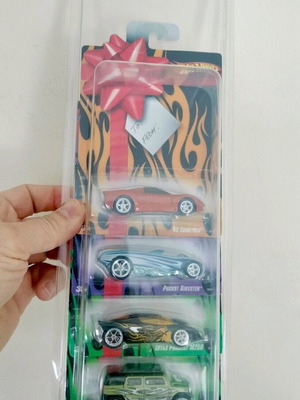 Hot Wheels Gift Card Series 2007 pack of 4 new