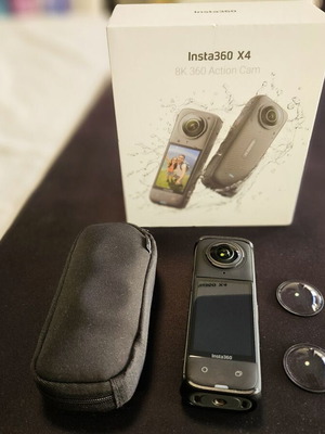 Insta360 X4 Action Camera σαν καινούργια, 8K 360° με οθόνη αφής και Wi-Fi