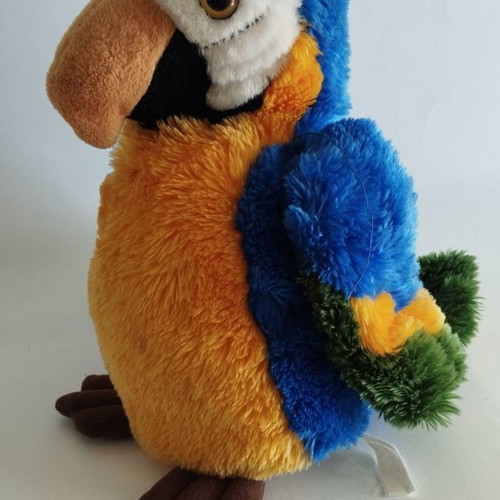 Animal hand puppets used, pack of 3, 32-38 cm