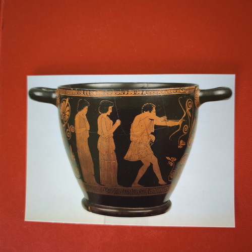 Berlin Museum Double Postcard like new, ancient Greek art