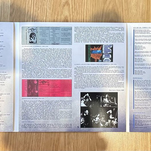 The Gathering Downfall The Early Years 3LP blue vinyl like new, limited edition