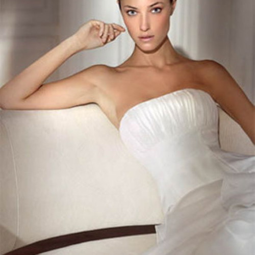 Pronovias Barcelona Dango wedding dress like new with elegant simple design