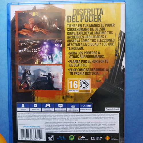 InFamous Second Son PlayStation 4 like new