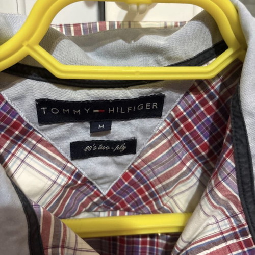 Tommy Hilfiger men's checked shirt Medium like new