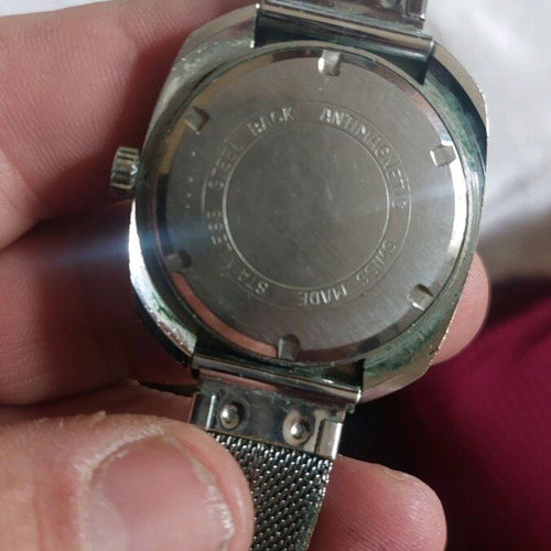 Etienne Datomatic Swiss Made automatic watch like new with minor glass wear