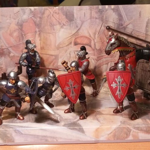 Papo Knights Siege Set new