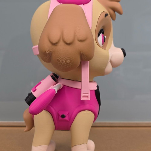 3D Skye Paw Patrol figure made to order