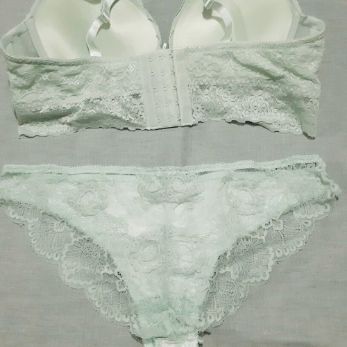 Lace lingerie set veraman 85/100C push up bra and large panties new