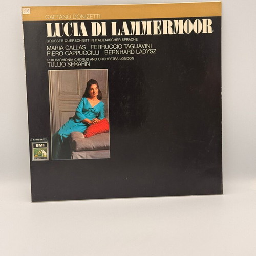 Lucia Di Lammermoor record used with Maria Callas and Gaetano Donizetti