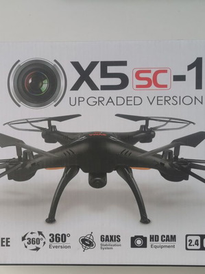 Syma Remote Control Drone Quadcopter X5 2.4GHz like new