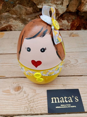 Easter decorative egg girl 18cm Mata’s Home Collection new