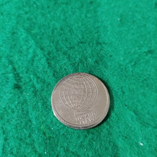 Token for old electronic games used from Italy