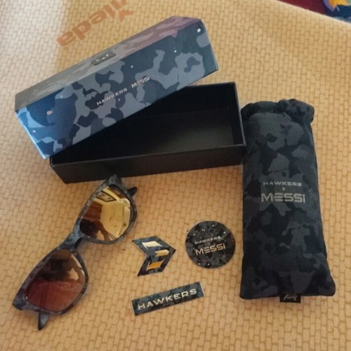 Hawkers Messi Kids Sunglasses with Army Print Design new
