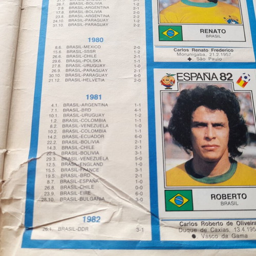 Panini Espana 1982 Mundial sticker album used, not reprint