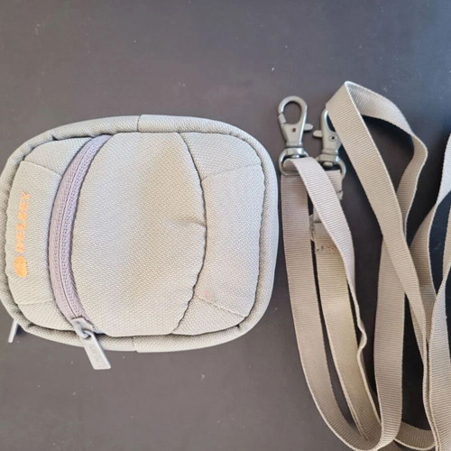 Delsey small camera case gray used