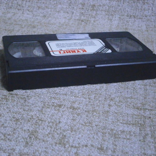 Hunting VHS used, vintage rental video cassette