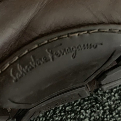 Ferragamo Loafers Men’s size 44 used, brown