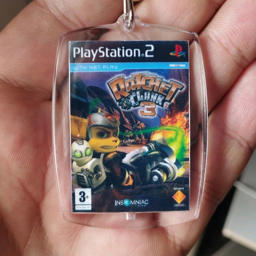 Ratchet and Clank 3 PS2 keychain new