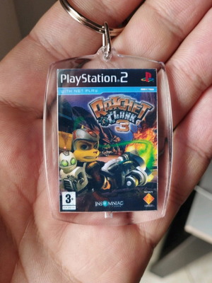 Ratchet and Clank 3 PS2 keychain new