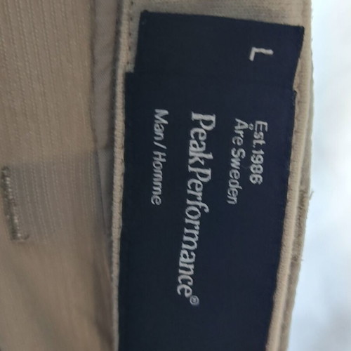 Peak Performance Dex P men's technical shorts size L like new, gray