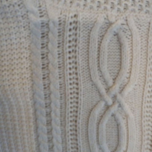 Jeanne Pierre White Cable Knit Long Sleeve Turtleneck Sweater size XL like new