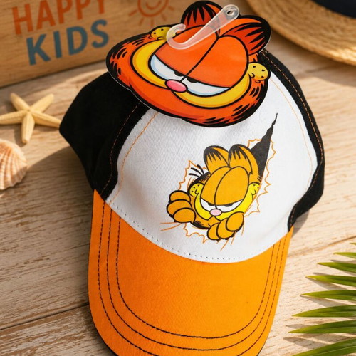 Garfield Kids Hat new, orange and black, size 56cm