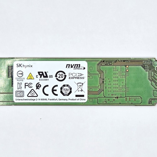 SK hynix BC511 256GB NVMe M.2 2280 SSD PCIe Gen3 x4 like new