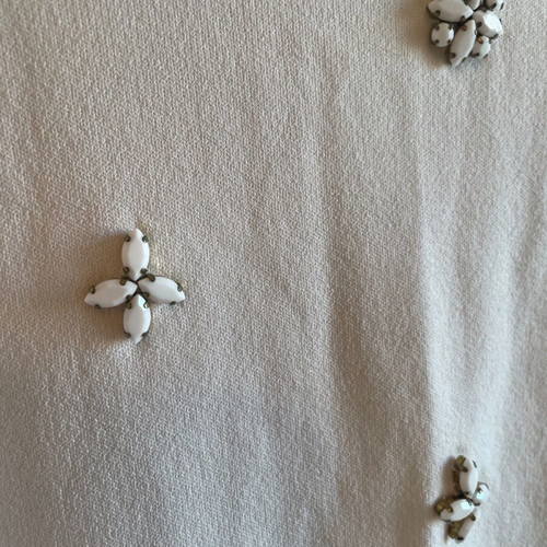 Guess white knitted blouse with long sleeves, like new, XSmall
