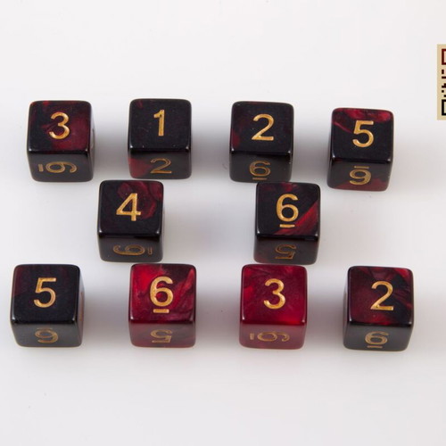 D6 Dice for Dungeons & Dragons new, single piece