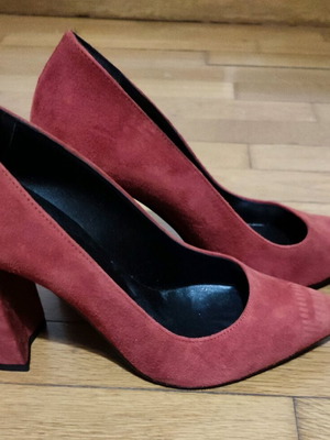 Massimo Granieri red suede women's pumps new size 37