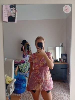 Multicolor blouse, size M / 38 / 10