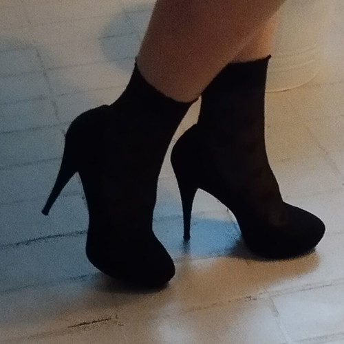Bibi Lou pumps like new, black suede, 12 cm stiletto heel