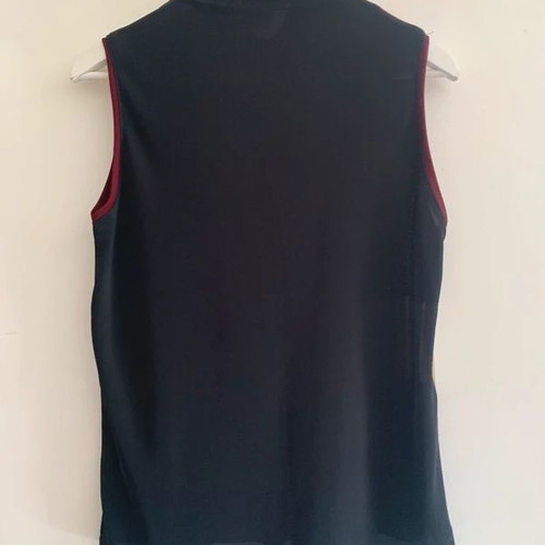 Genesis sleeveless top M, black and gold