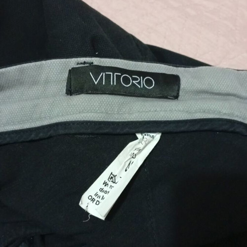 Men's Pants Vittorio Artist black size S like new with pockets