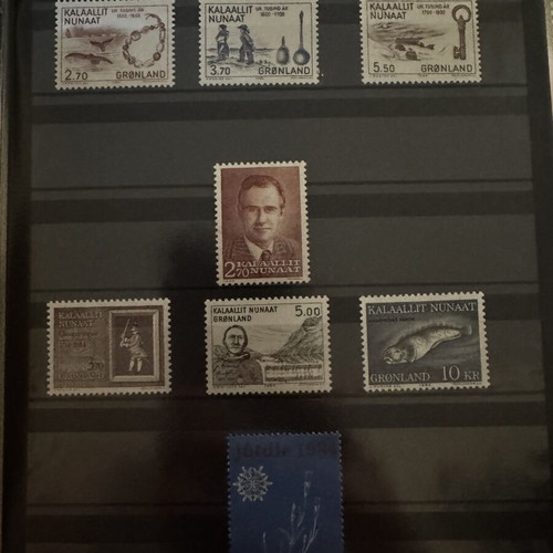 Greenland stamp booklets series 1983-1987