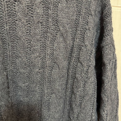 Stradivarius women's sweater like new, gray and blue, size S