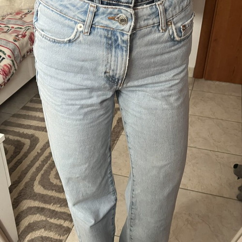 Pull & Bear denim jeans like new, blue and turquoise, size XXS