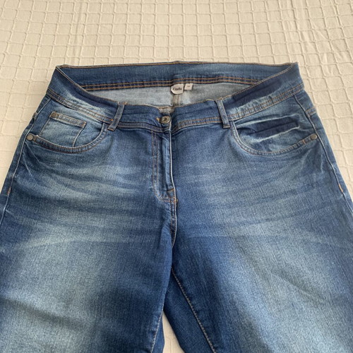 Giada women's denim bermuda shorts 4XL, blue