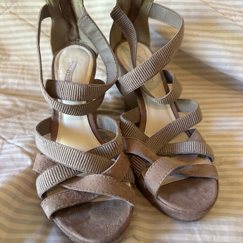 Geox Respira dress sandals like new, tan brown, size 37
